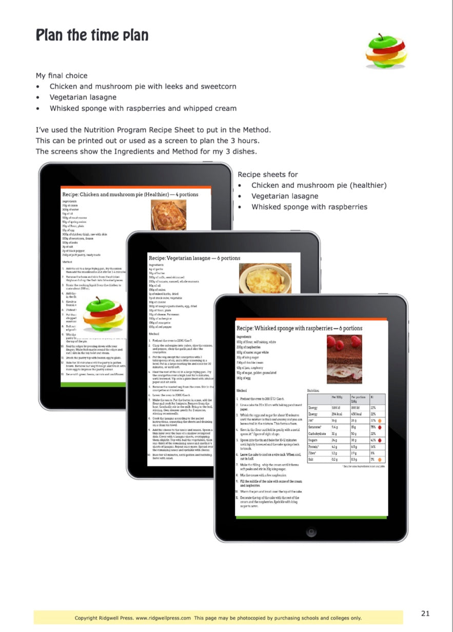 Food Preparation Assessment Task NEA2 - DOWNLOAD