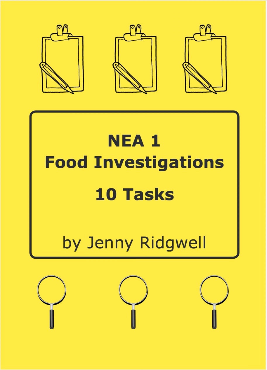 NEA 1 Food Investigations 10 Tasks by Jenny Ridgwell DOWNLOAD